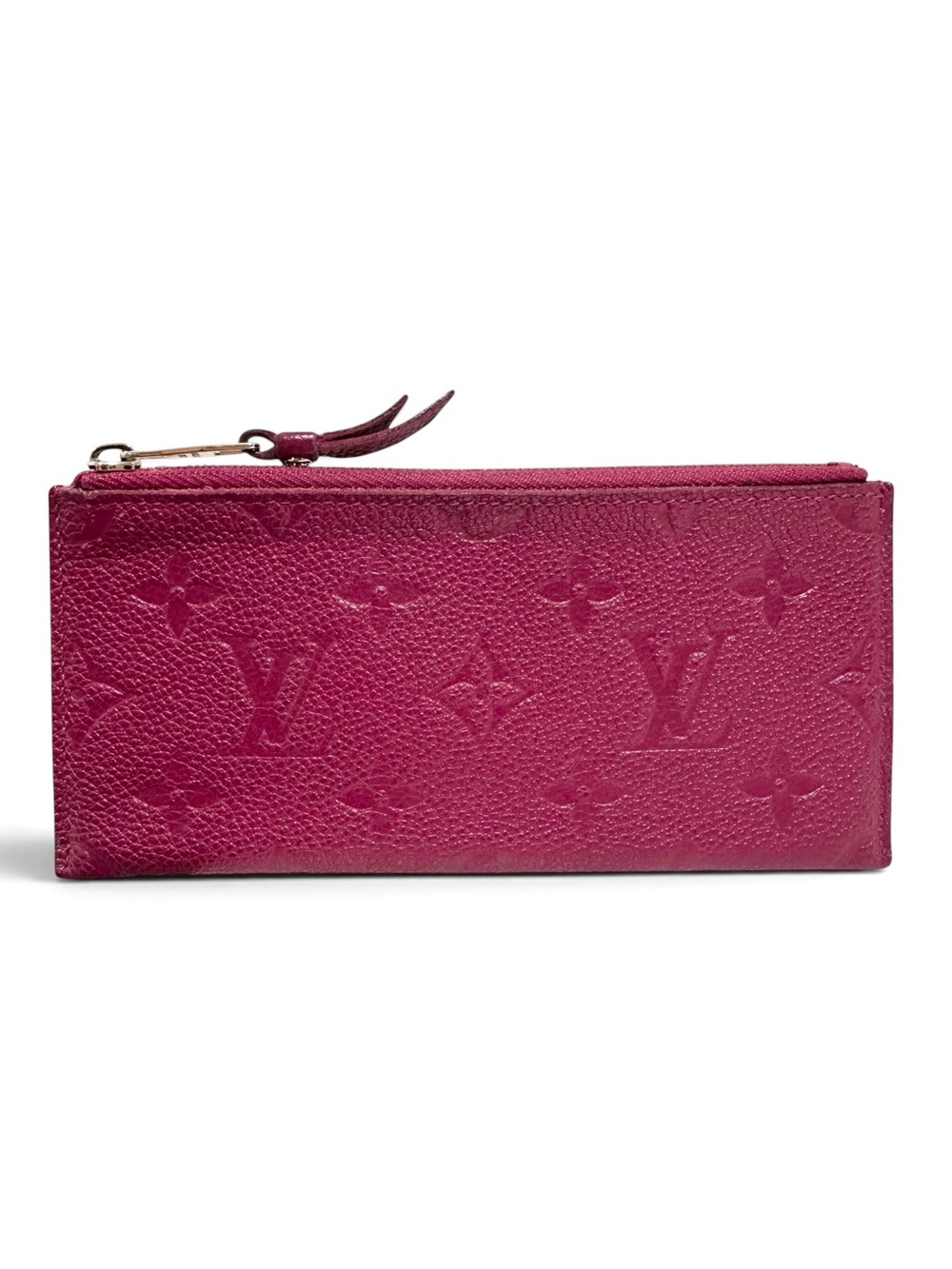 Louis Vuitton Raspberry Pink Empriente Monogram Embossed Leather Pouch Insert